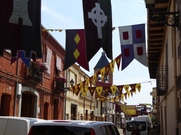 The town of readying itself for the ancient jousting celebrations. 